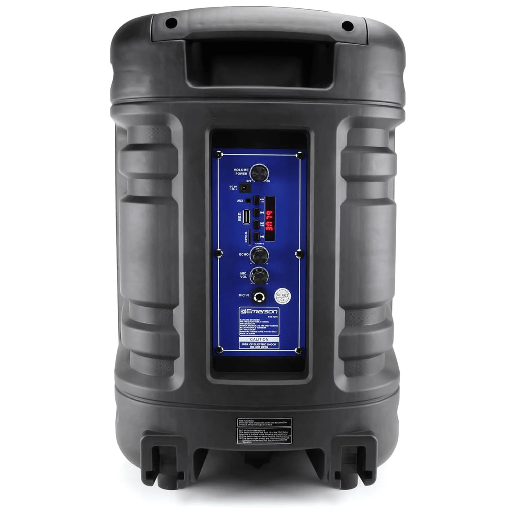 Emerson Portable 12" Bluetooth Party Speaker with Disco Lights - Puck's