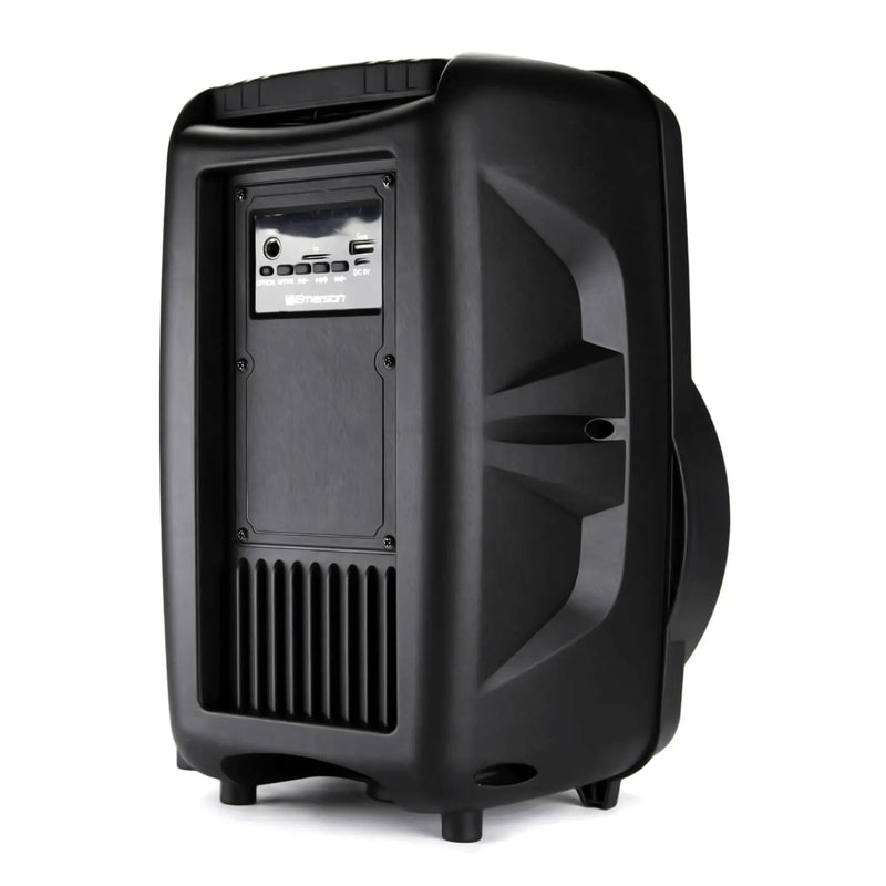 Emerson Portable 8" Bluetooth Party Speaker with FM Radio, Disco Light - Puck's