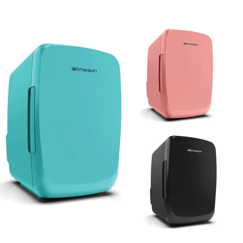 Emerson Portable Mini Fridge Cooler Quiet w Secure Latch and Holds up - Puck's