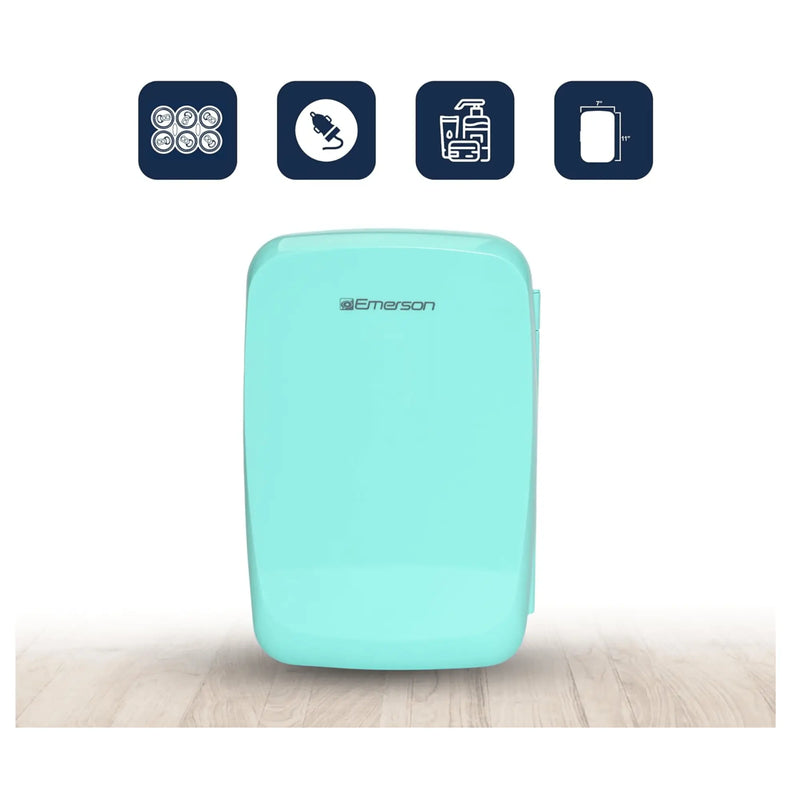 Emerson Portable Mini Fridge Cooler Quiet w Secure Latch and Holds up - Puck's