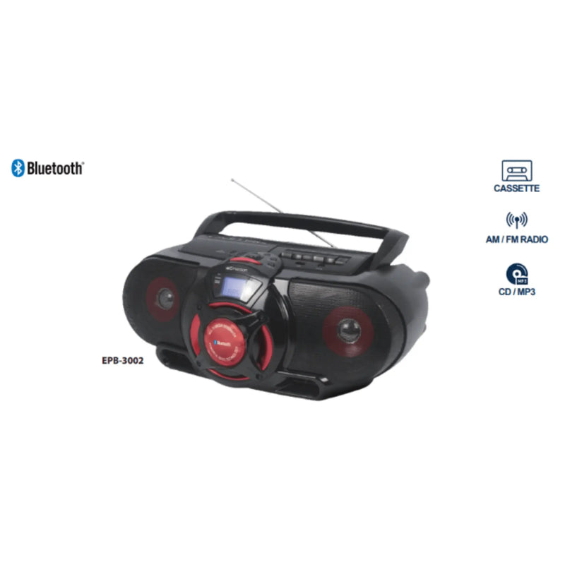 Emerson Portable Stereo Bluetooth Boombox - Puck's