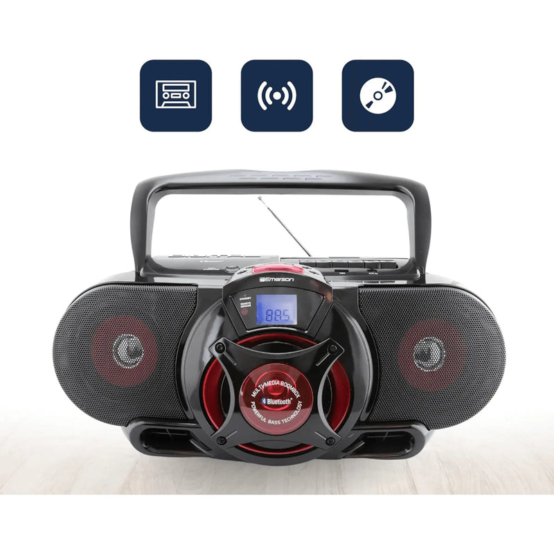 Emerson Portable Stereo Bluetooth Boombox - Puck's