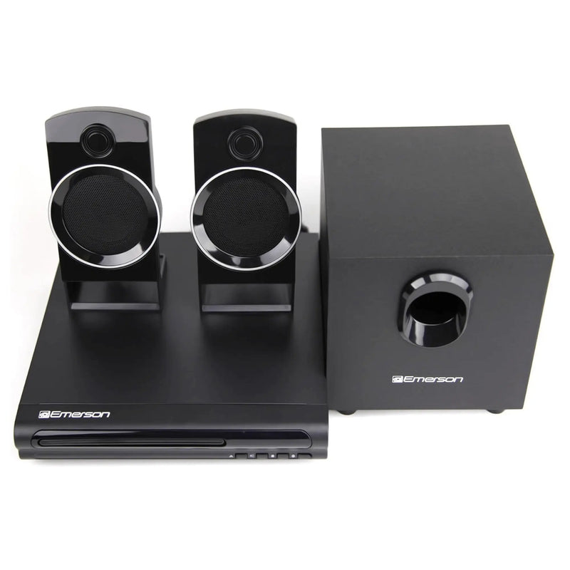 Emerson Speaker Surround Sound System & 2.1 Channel Home Theater DVD - Puck's