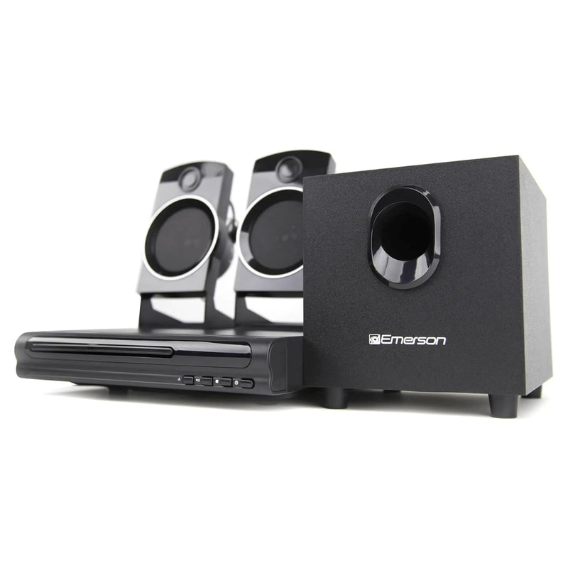 Emerson Speaker Surround Sound System & 2.1 Channel Home Theater DVD - Puck's