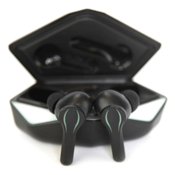 Emerson True Wireless Gaming Earbuds with Charging Case and Taking - Puck's