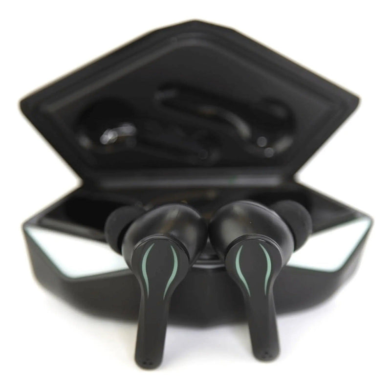 Emerson True Wireless Gaming Earbuds with Charging Case and Taking - Puck's