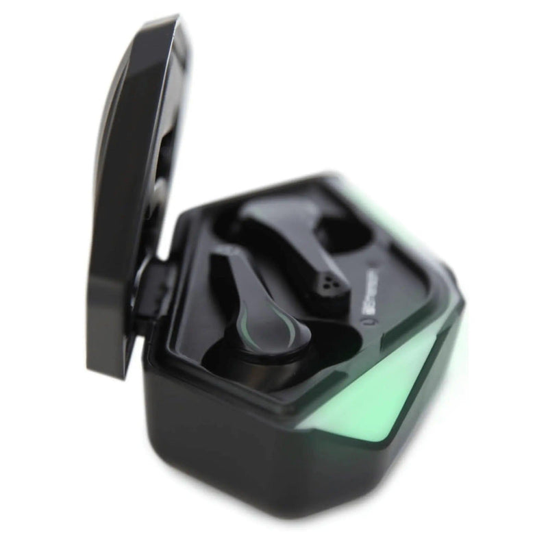 Emerson True Wireless Gaming Earbuds with Charging Case and Taking - Puck's