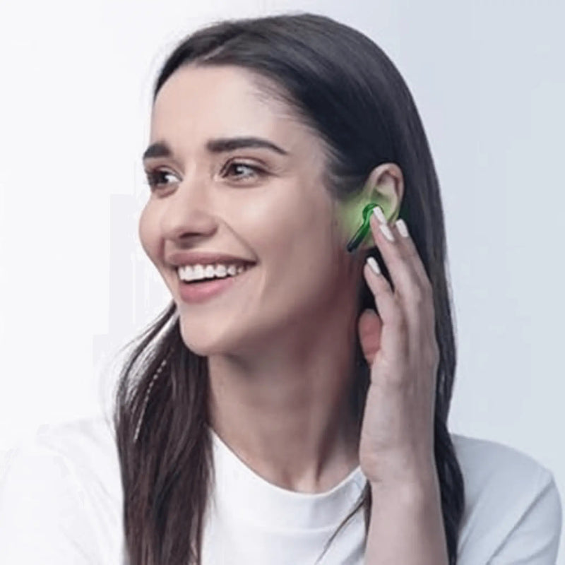 Emerson True Wireless Gaming Earbuds with Charging Case and Taking - Puck's