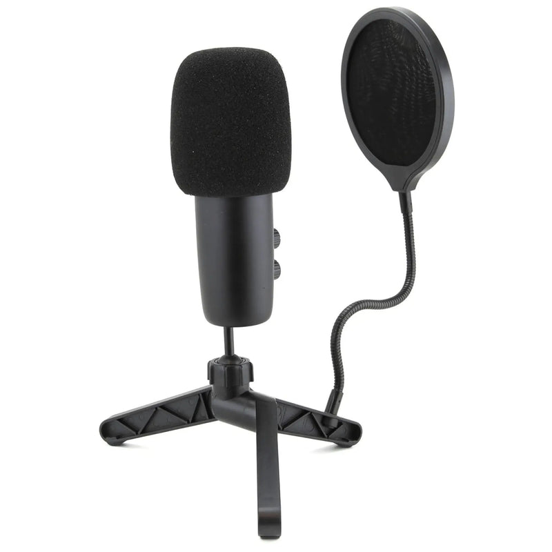 Emerson USB Gaming and Streaming Condenser Microphone with LED - Puck's