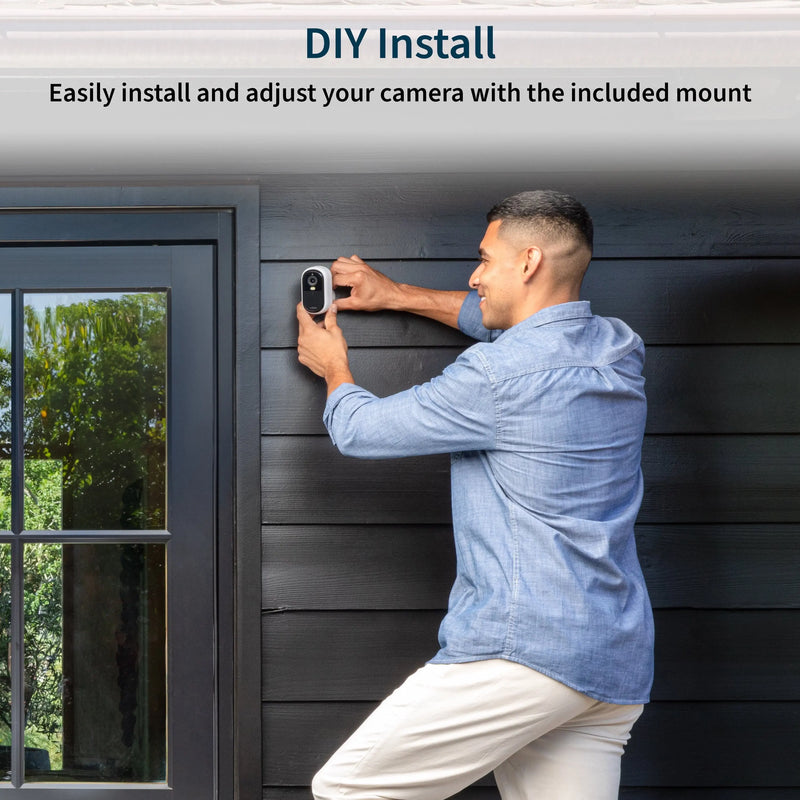 Essential Outdoor Camera HD (2Nd Gen) - Wireless 1080P Security Surveillance Camera - 1-Cam - White, VMC2050-1WMNAS - Puck's