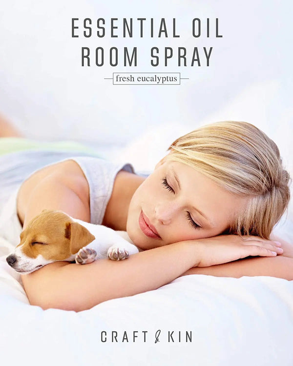 Eucalyptus Room Spray for Pillows and Bedding, Long-Lasting Room Freshener, Soothing Aroma Mist for Home and Sheets, 3.4 Oz - Puck's