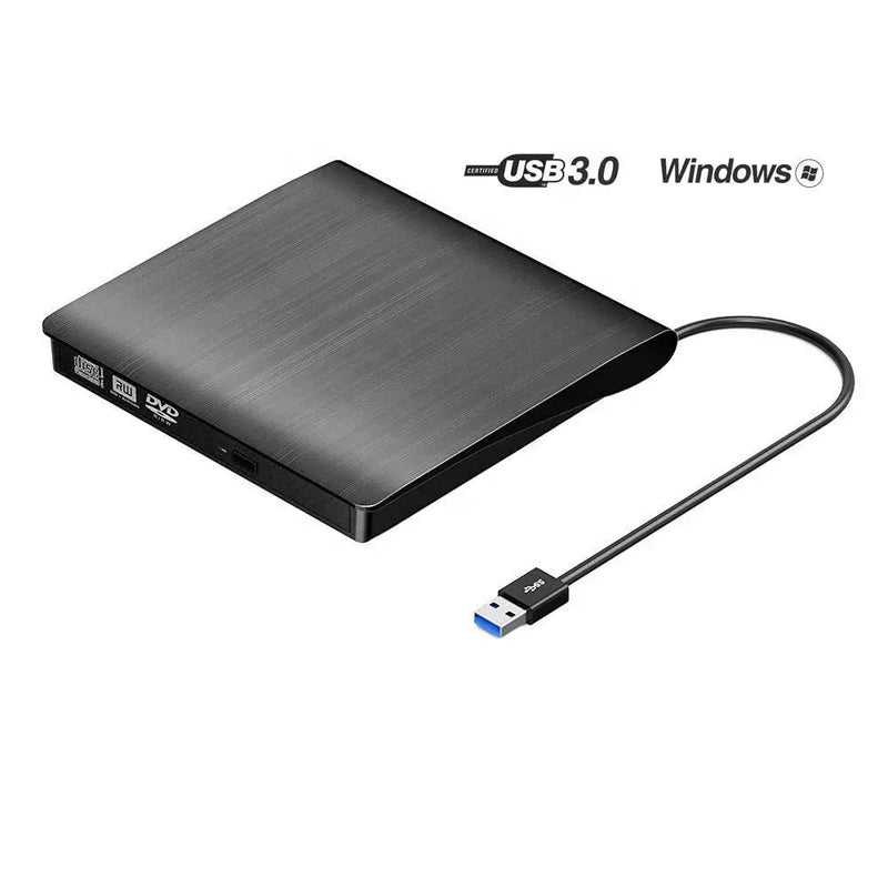 External DVD Drive USB CD DVD 3.0 Burner Writer Rewriter For MacBook - Puck's