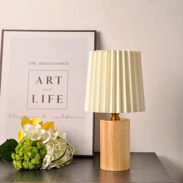 Pleated Medieval Table Lamp - Puck's