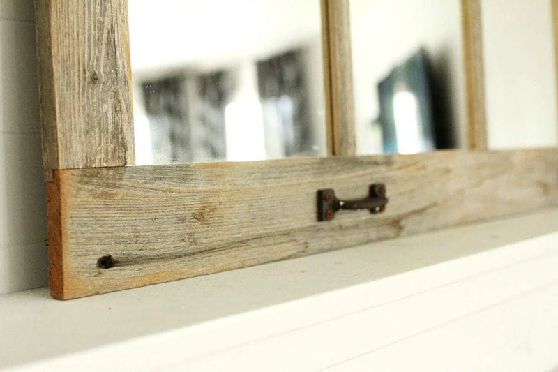 Farmhouse Windowpane Mirrors (Barnwood, 12 Pane) - Puck's