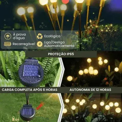 Firefly Effect Led Solar Lights - Puck's