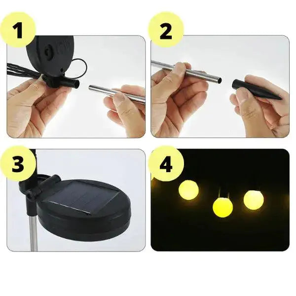 Firefly Effect Led Solar Lights - Puck's