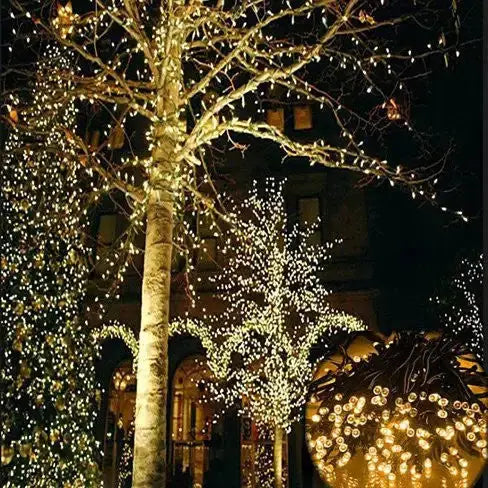 Firefly Solar mini LED Christmas lights on String - Puck's