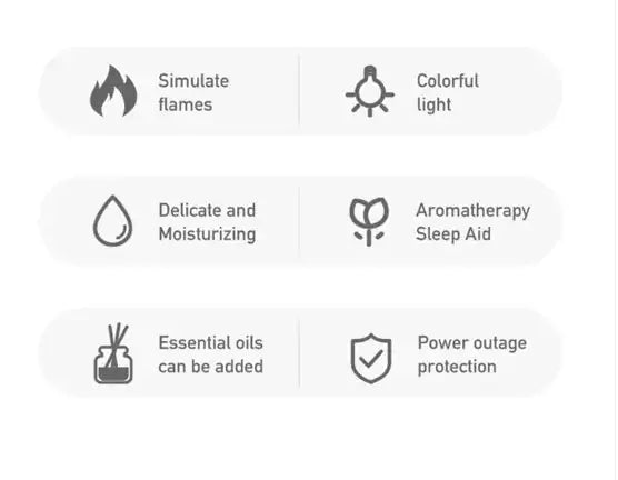 Flame Aromatherapy Diffuser Air Humidifier - Puck's