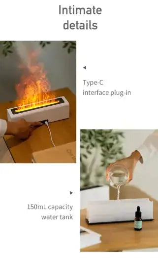 Flame Aromatherapy Diffuser Air Humidifier - Puck's