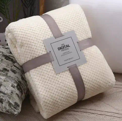 Flannel Drawstring Sofa Cover Blanket - Puck's
