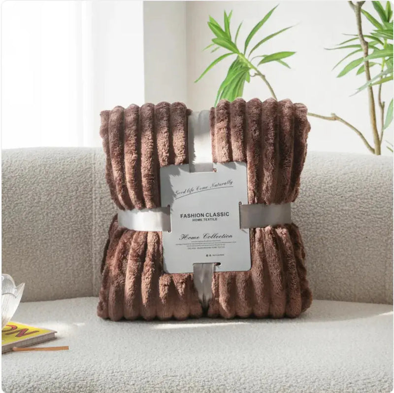 Flannel Drawstring Sofa Cover Blanket - Puck's