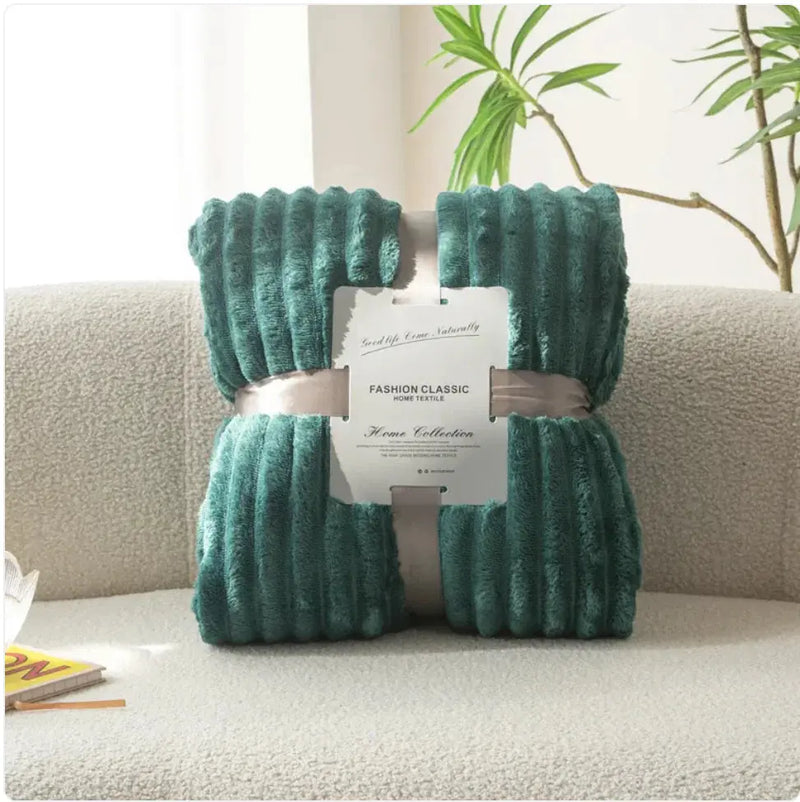 Flannel Drawstring Sofa Cover Blanket - Puck's