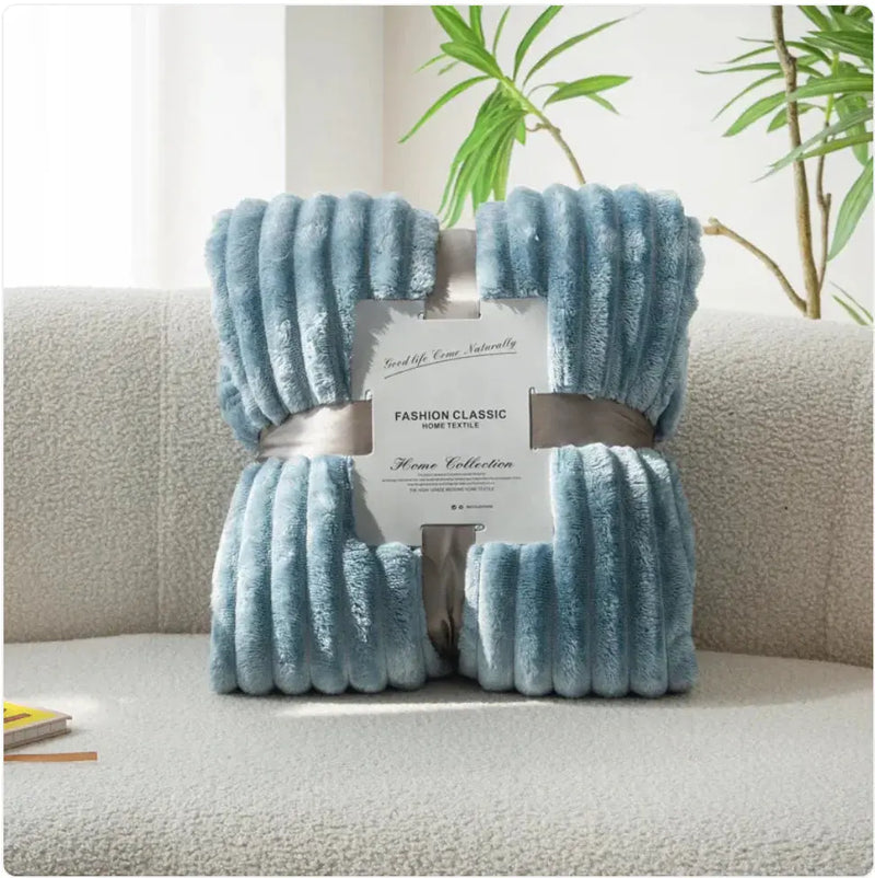 Flannel Drawstring Sofa Cover Blanket - Puck's