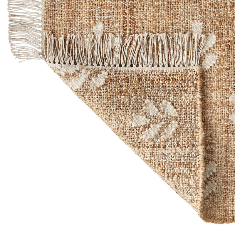 Floral Jute 2' X 3' Accent Rug - Puck's