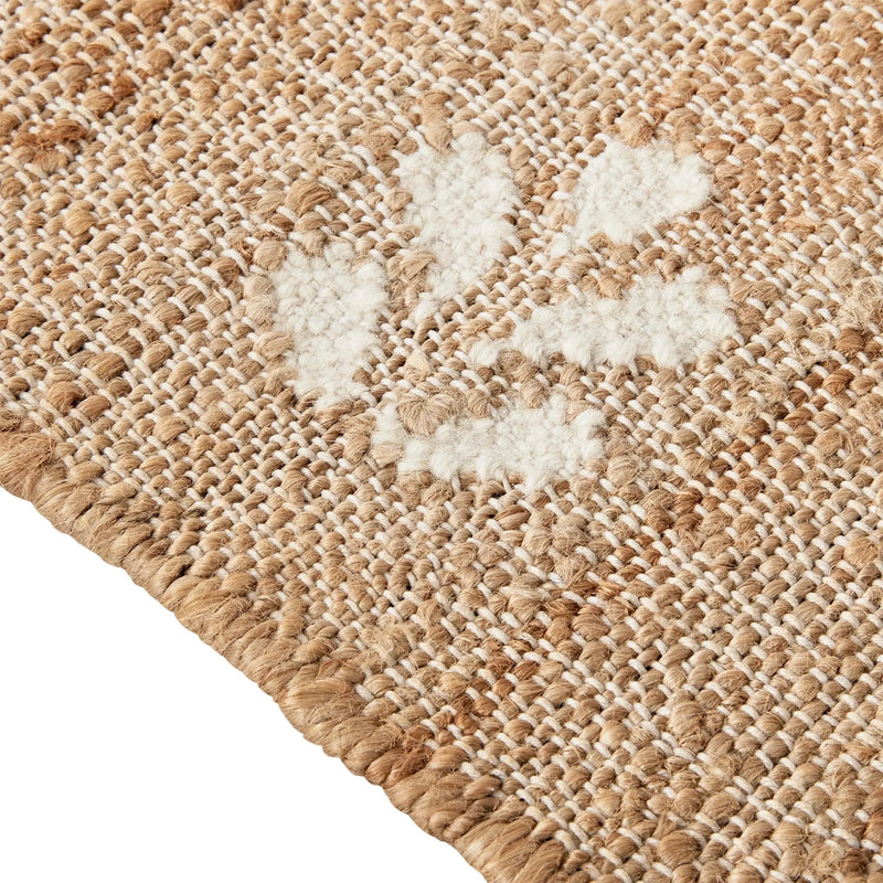 Floral Jute 2' X 3' Accent Rug - Puck's