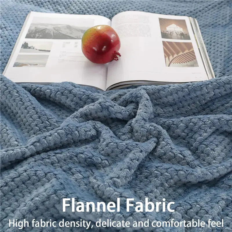 Fluffy Plaid Winter Bed Blankets - Puck's