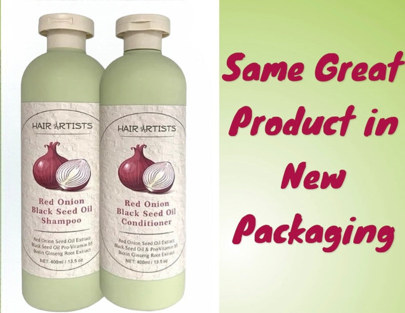 Hair Artists Red Onion Black Seed oil Shampoo & Conditioner - Puck's