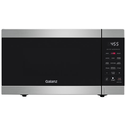0.9 Cu Ft Air Fry Countertop Microwave, 900 Watts, Stainless Steel, New - Puck's Puck's