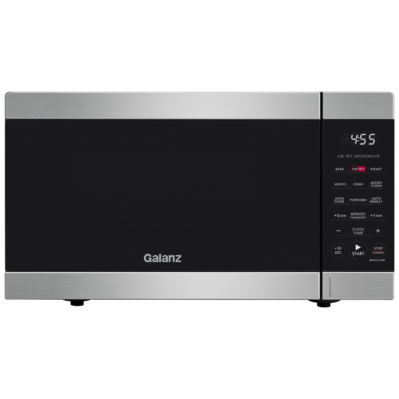 0.9 Cu Ft Air Fry Countertop Microwave, 900 Watts, Stainless Steel, New - Puck's