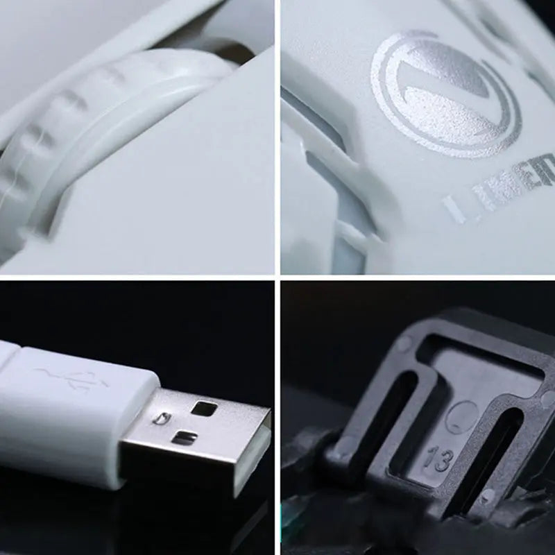 Gaming Keyboard Mouse Glowing Set - Puck's