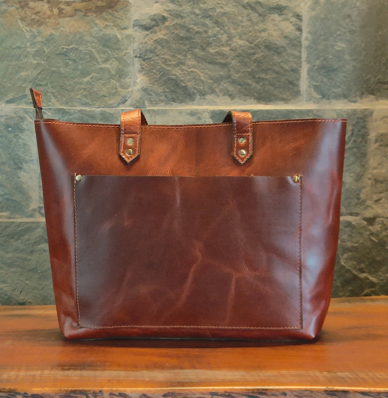 Genuine Leather Tote Bag for Women Large Women's Shoulder Handbag - Puck's