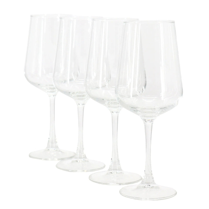 Gibson Home Belinni 4 Piece 15.4 Ounce Classic Wine Glass Set - Puck's