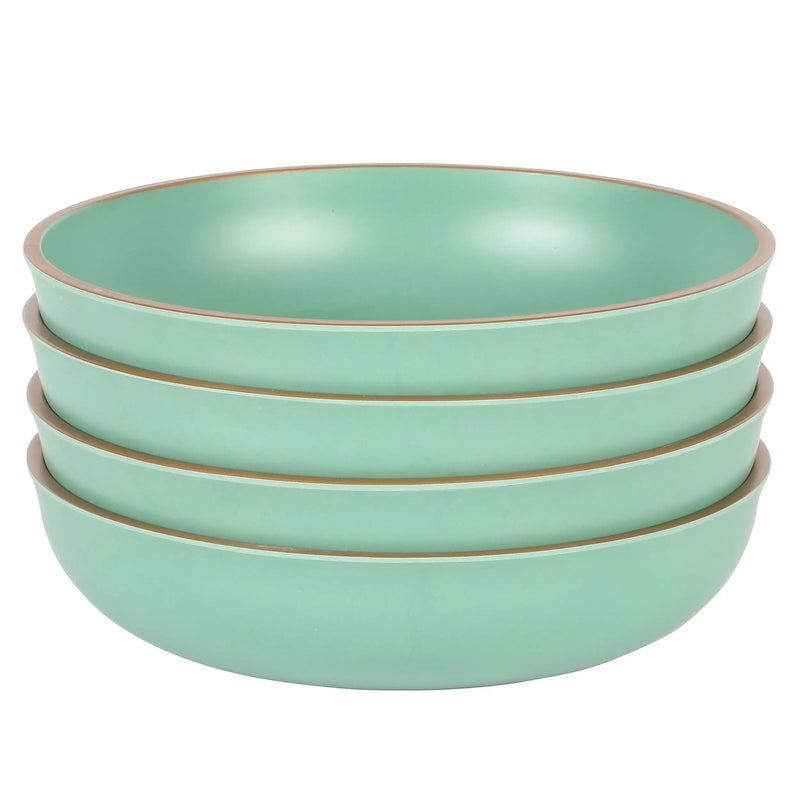 Gibson Home Rockabye 4 Piece 8.5 Inch Melamine Dinner Bowl Set In - Puck's