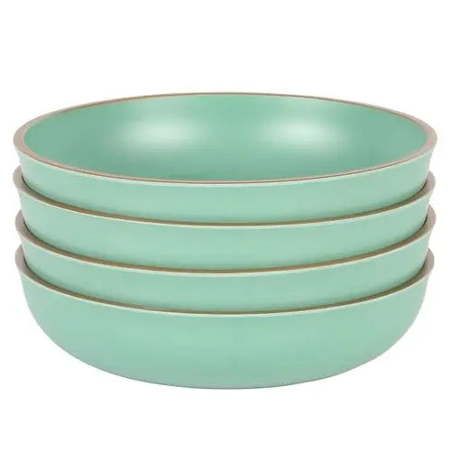 Gibson Home Rockabye 4 Piece 8.5 Inch Melamine Dinner Bowl Set In - Puck's