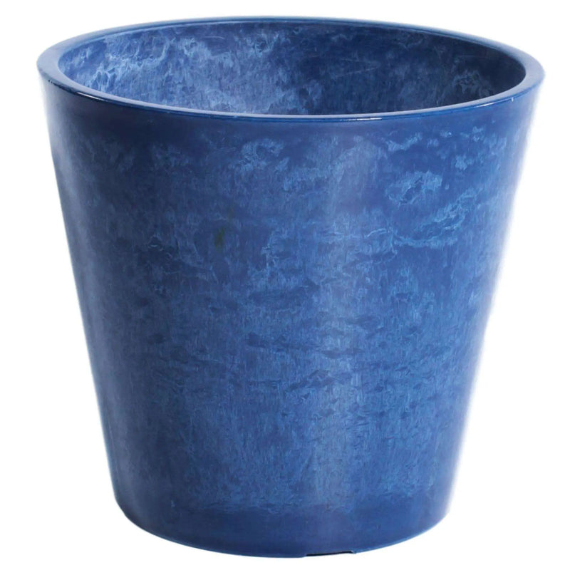Glossy Blue Garden Pot 25cm - Puck's