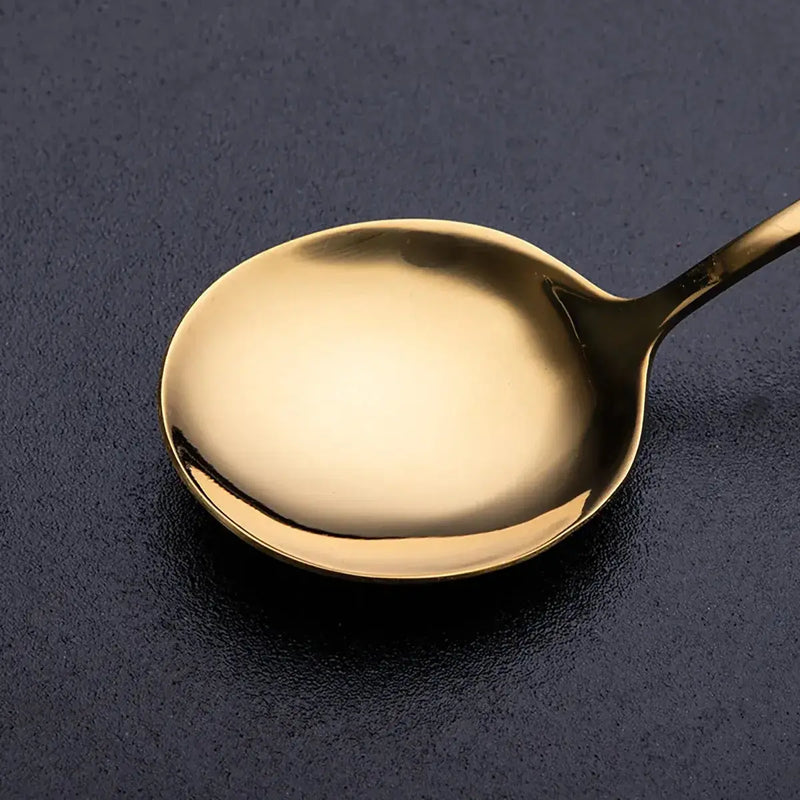 Golden Stainless Steel Cutlery Set - Puck's