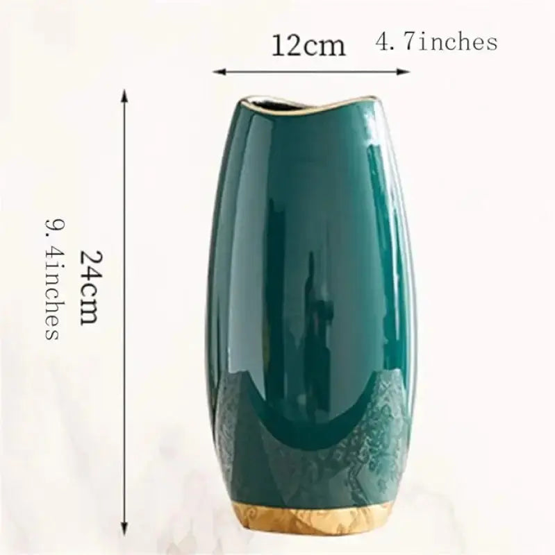 Green Ceramic Vase - Puck's
