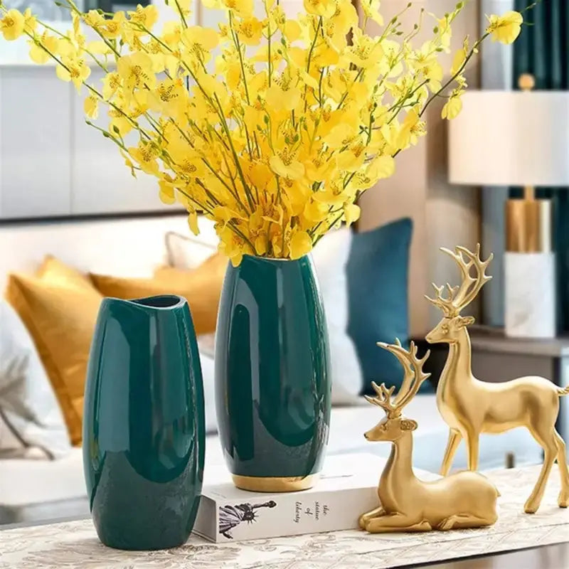 Green Ceramic Vase - Puck's