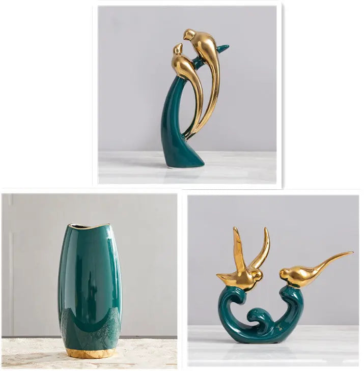 Green Ceramic Vase - Puck's