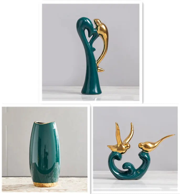 Green Ceramic Vase - Puck's