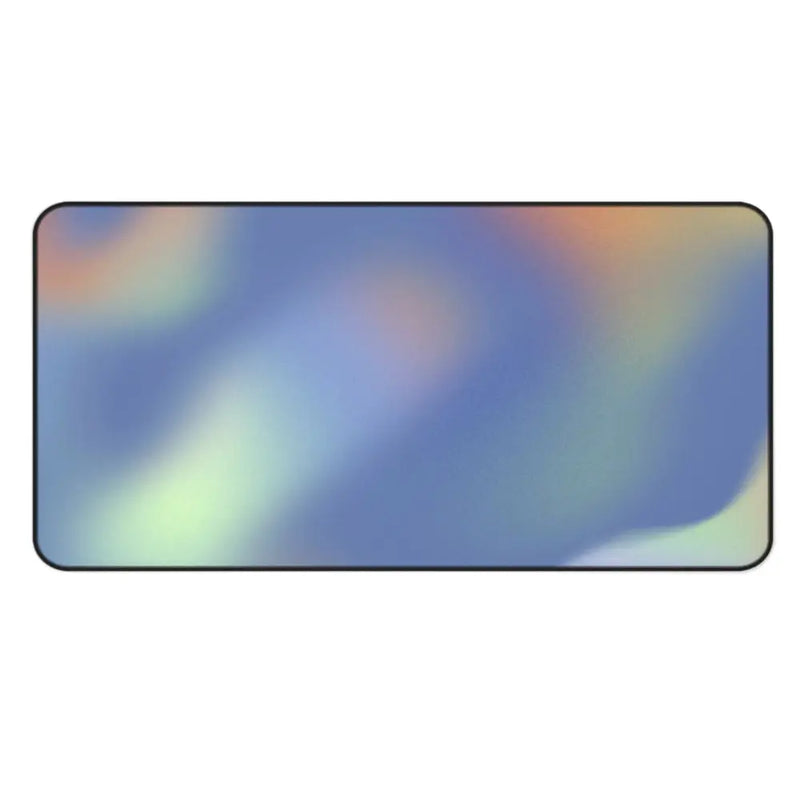 Green Glowing Swirls Desk Mat - Puck's