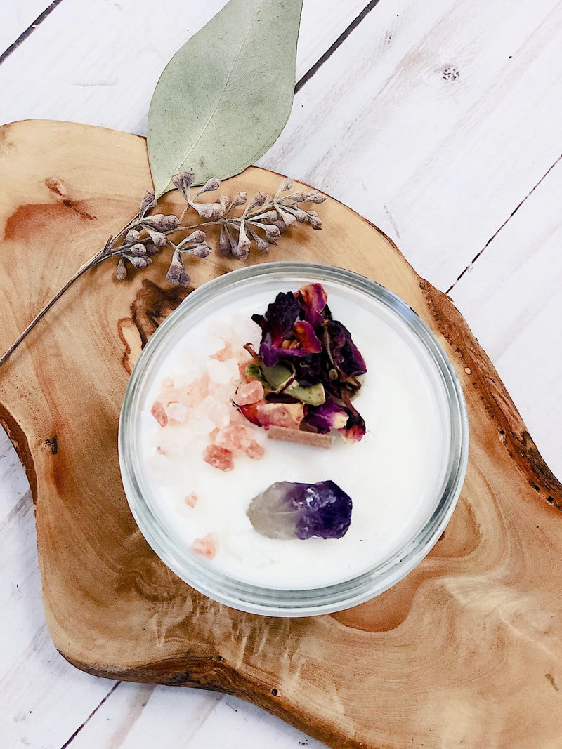 Grief Candle / Intention Candle / Essential Oil Candle / Soy Wax - Puck's