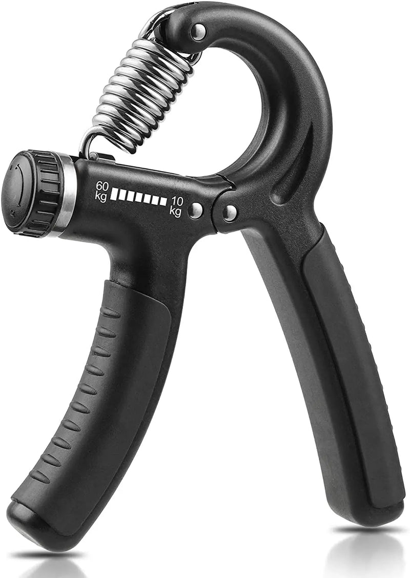 Grip Strength Trainer, Hand Grip Strengthener, Adjustable Resistance 22-132Lbs (10-60Kg), Forearm Strengthener, Perfect for Musicians Athletes - Puck's