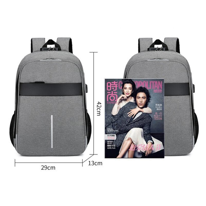 Backpack For Men Multifunctional Waterproof Oxford Cloth Urban Bag For - Puck's