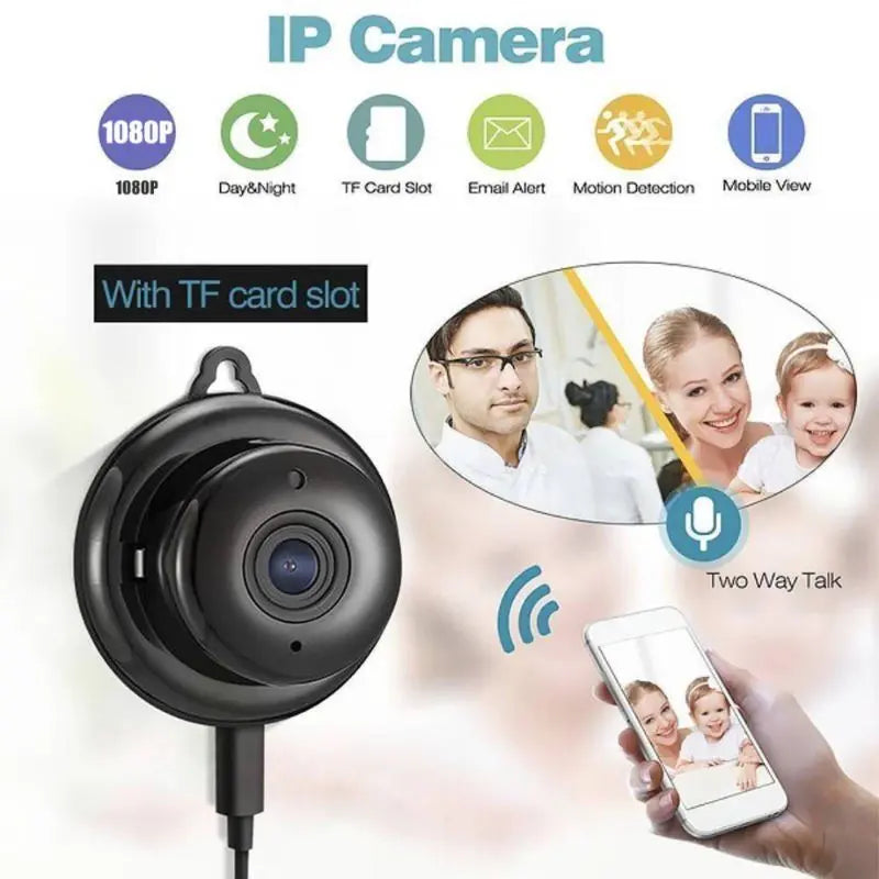 HD 1080P Mini WIFI Hidden Wireless IP Camera - Puck's