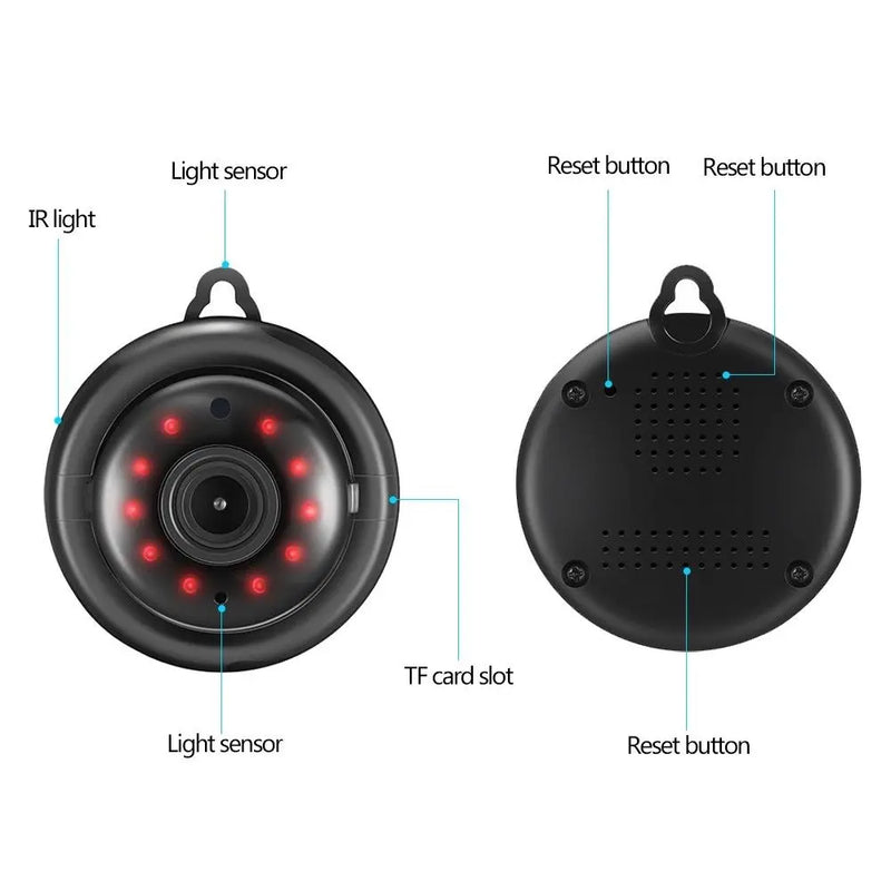 HD 1080P Mini WIFI Hidden Wireless IP Camera - Puck's